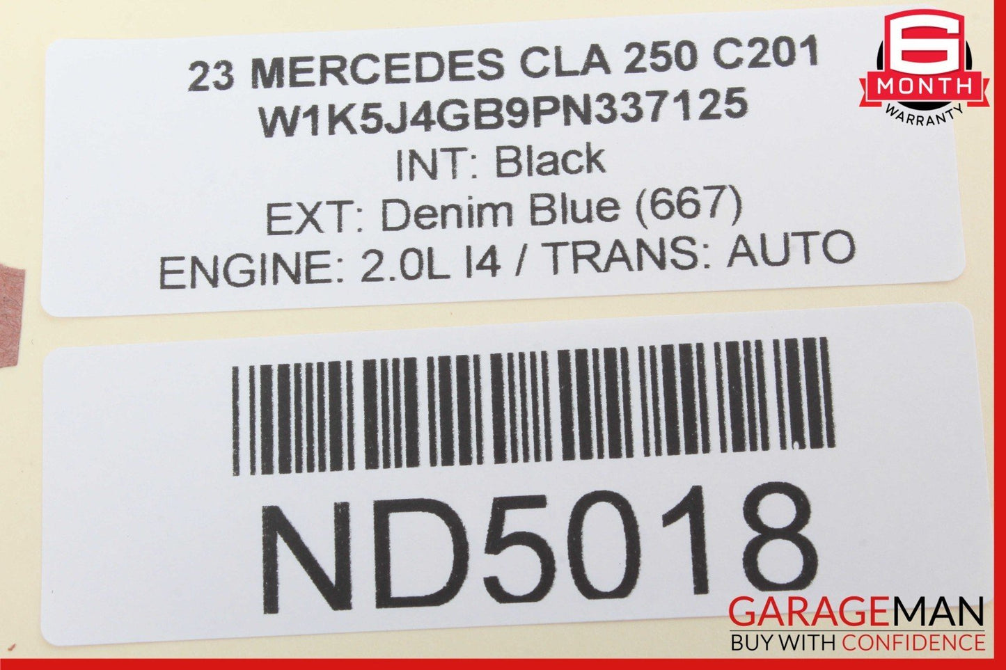 2020-2023 Mercedes-Benz CLA250 Panoramic Sunroof Sun Roof Motor 10029933B OEM