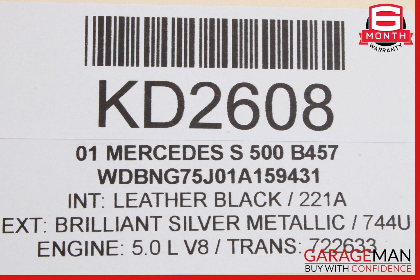 00-06 Mercedes W220 S500 S430 Front Left Side Door Sound Speaker 2208200902 OEM