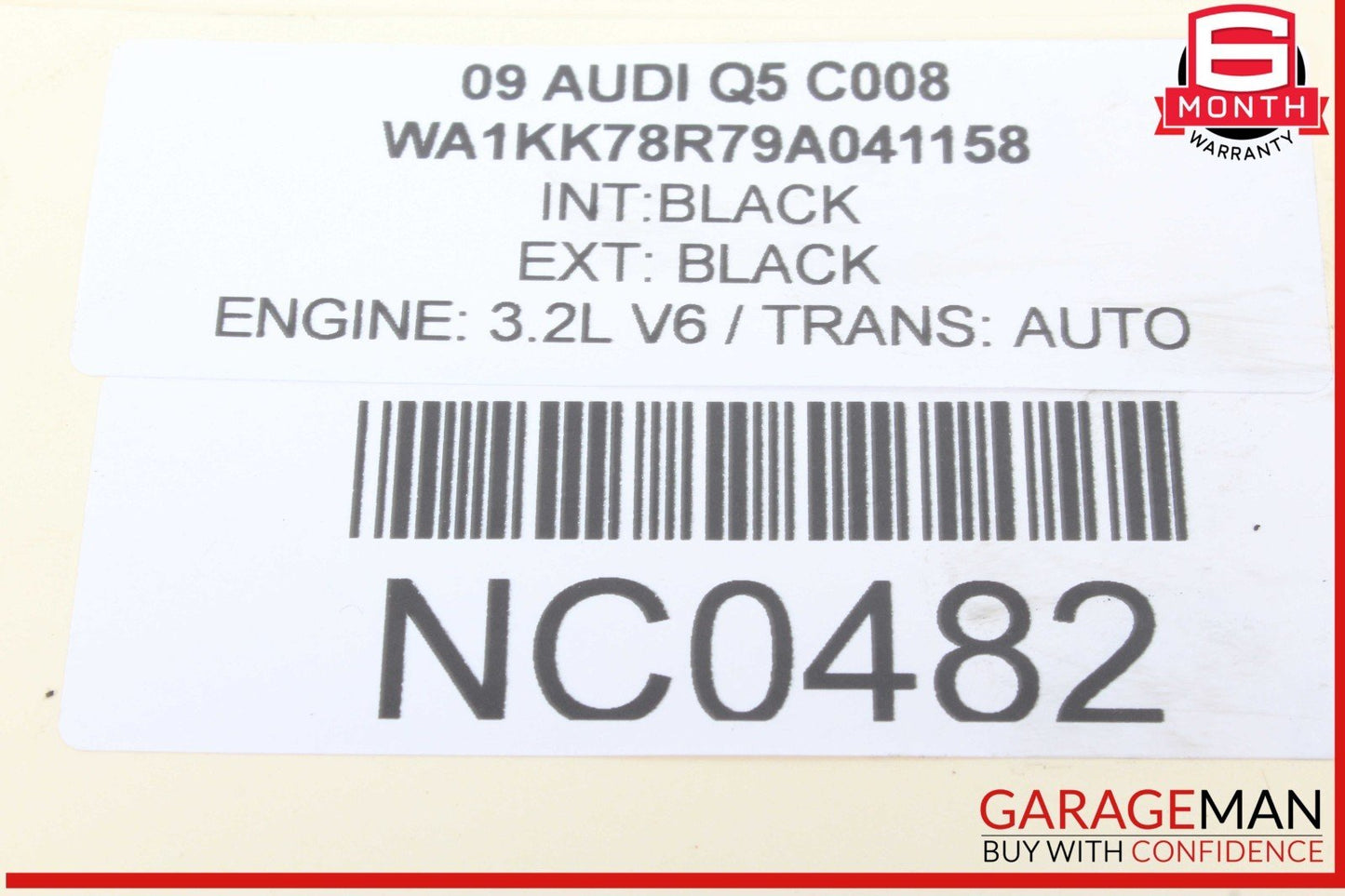 09-12 Audi Q5 Right Head Exhaust Cam Shaft Camshaft 06E109084M OEM