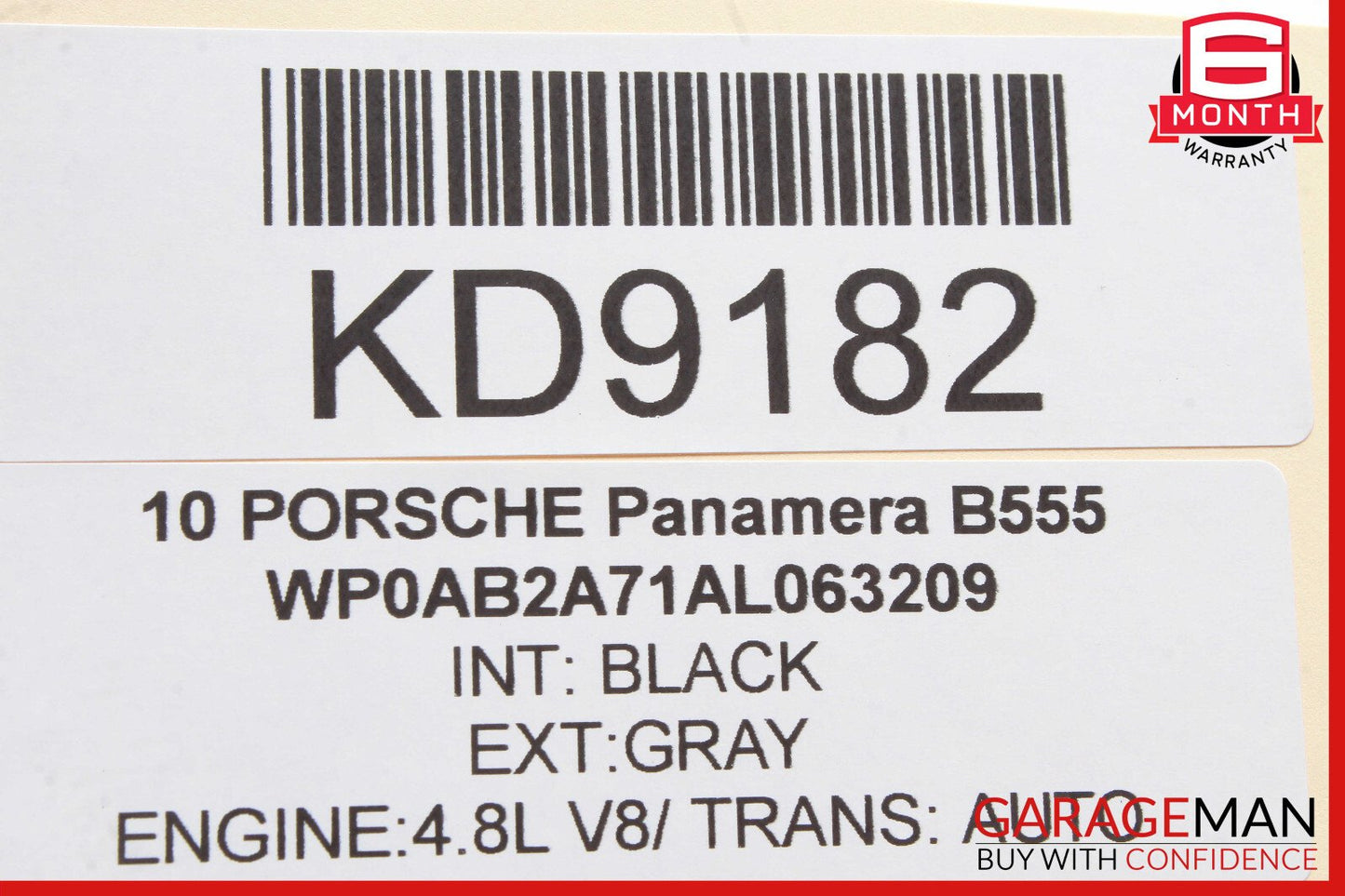 10-15 Porsche Panamera 970 Rear Right Door Window Regulator Motor OEM