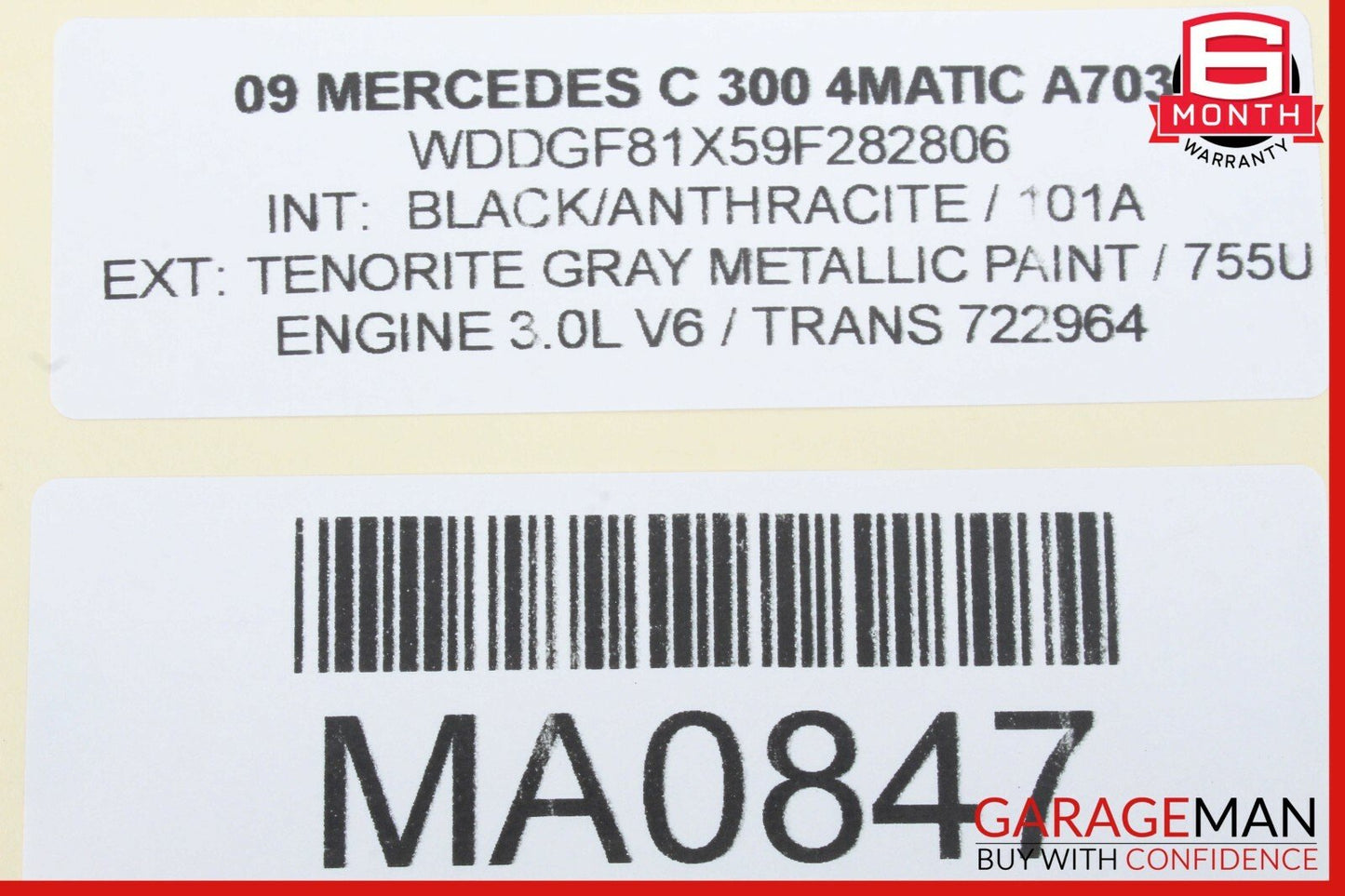 08-11 Mercedes W204 C350 C300 Speedometer Odometer Instrument Cluster Gauge OEM