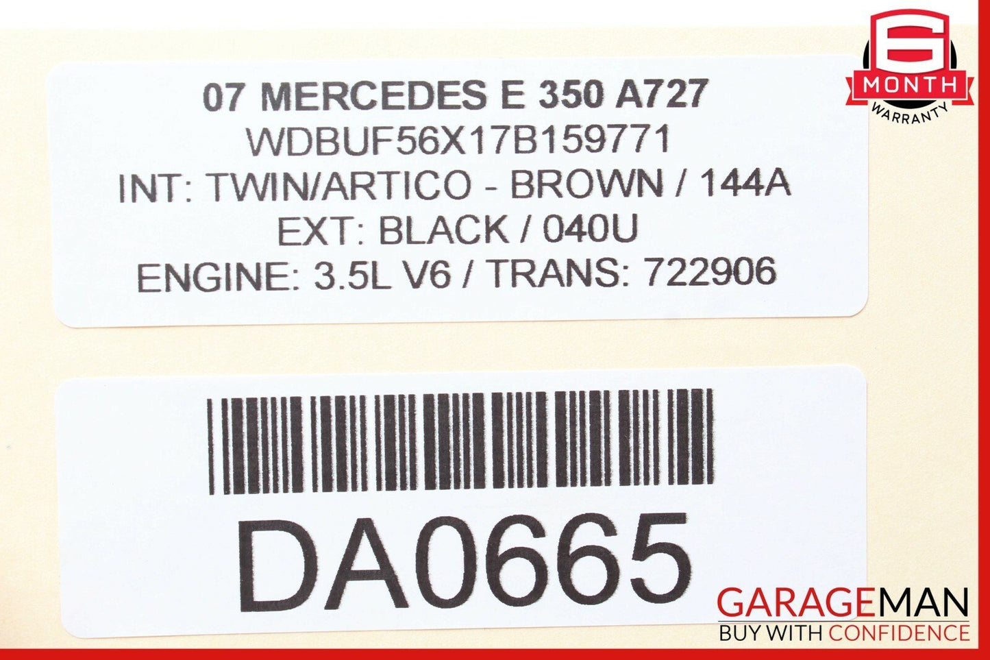 03-09 Mercedes W211 E350 E500 E63 AMG Front Left Side Door Controller Module