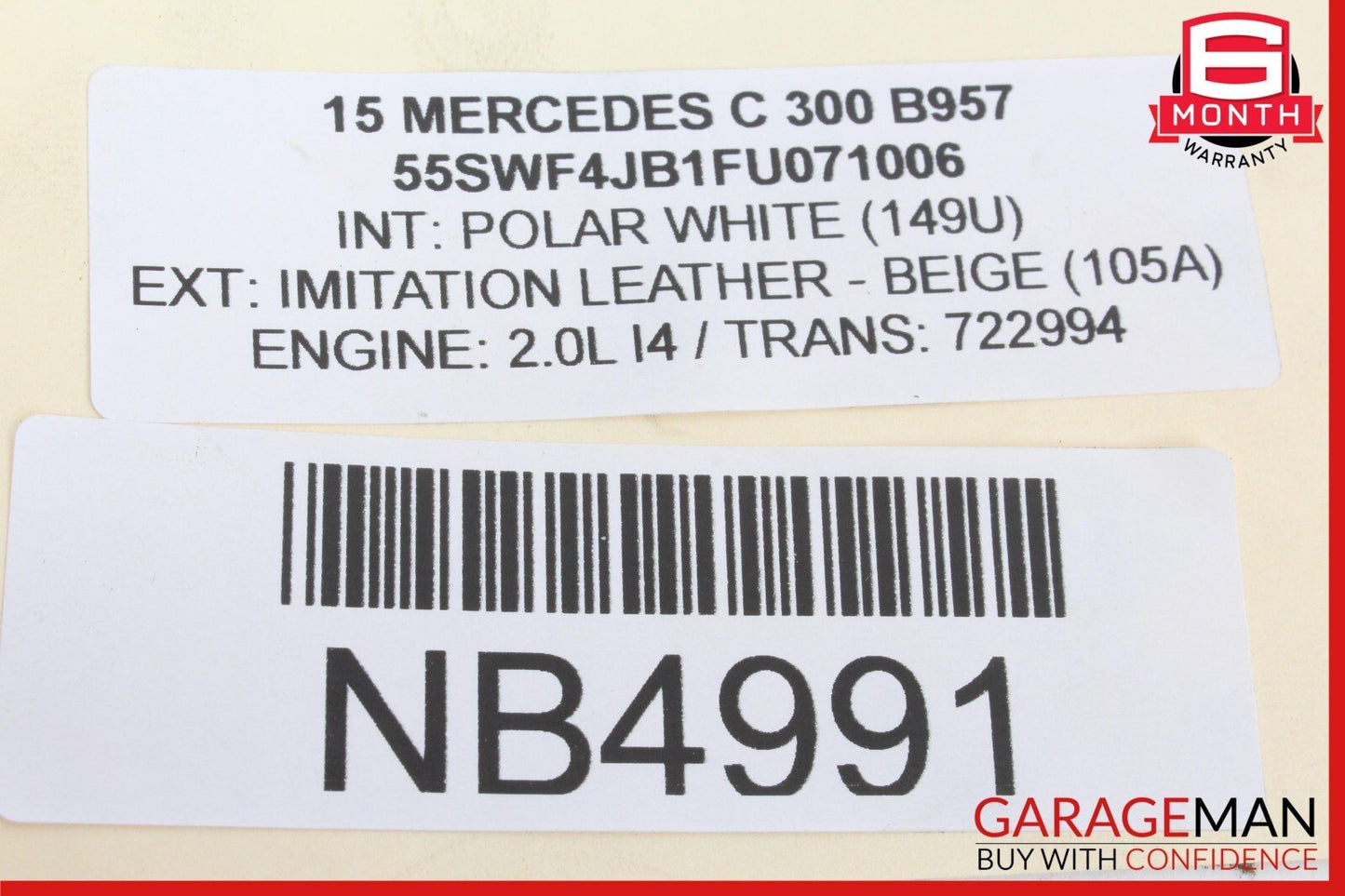 15-20 Mercedes W205 C300 C400 C350e Rear Right Side Spindle Knuckle Hub OEM
