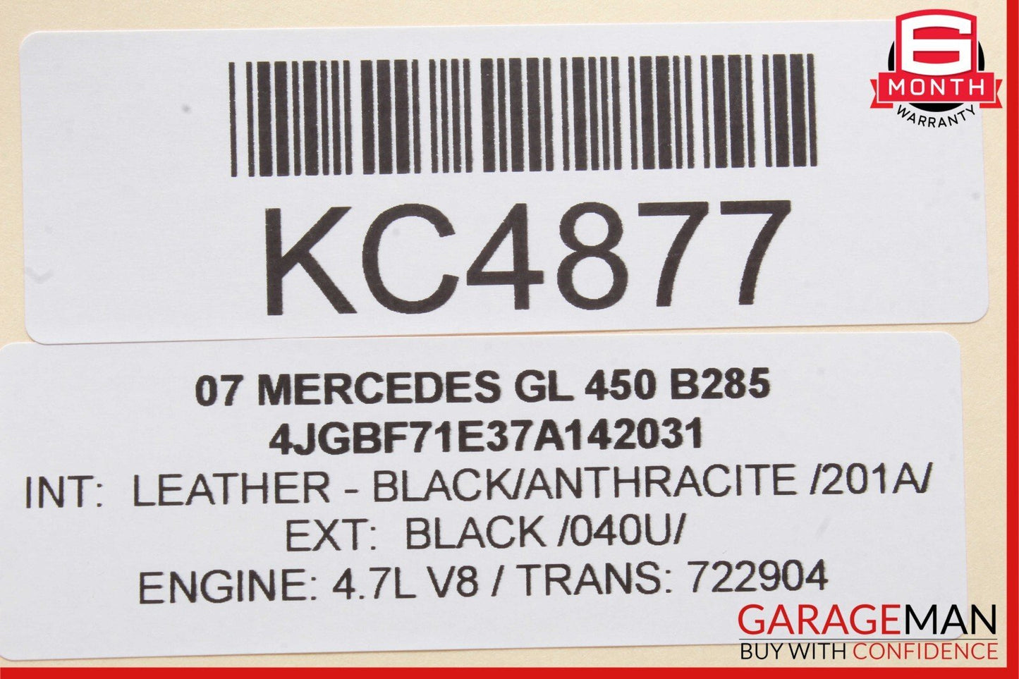 03-11 Mercedes X164 GL450 CLS500 SLK280 Front Left Side Seat Control Module OEM