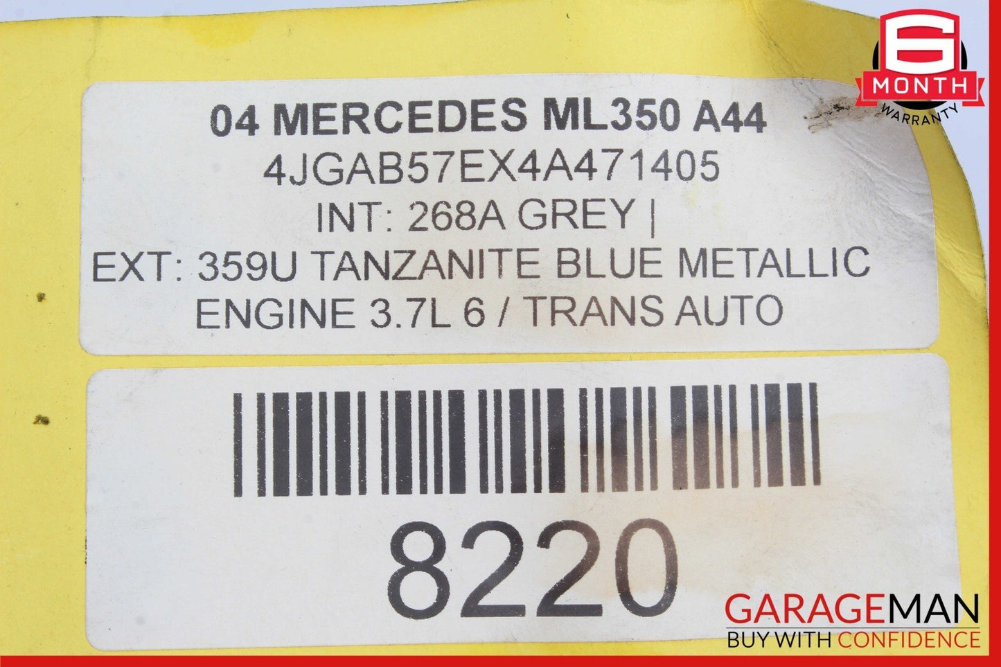 02-05 Mercedes W163 ML320 ML500 Speedometer Instrument Odometer Cluster Gauge