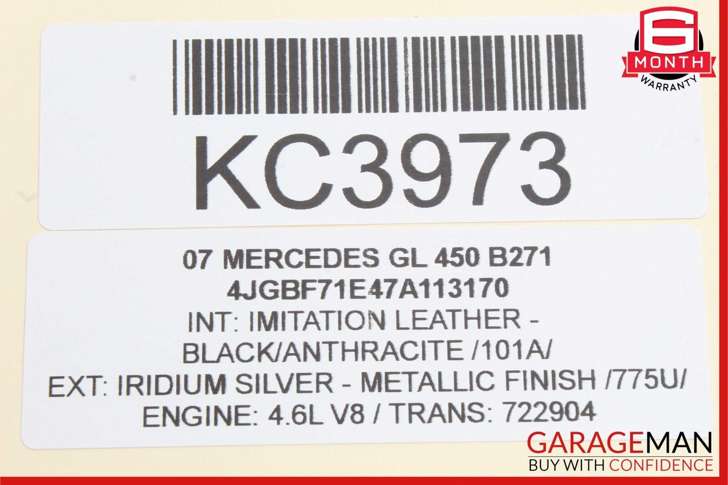 06-12 Mercedes X164 GL450 ML500 GL550 Front Right Seat Belt Seatbelt Retractor