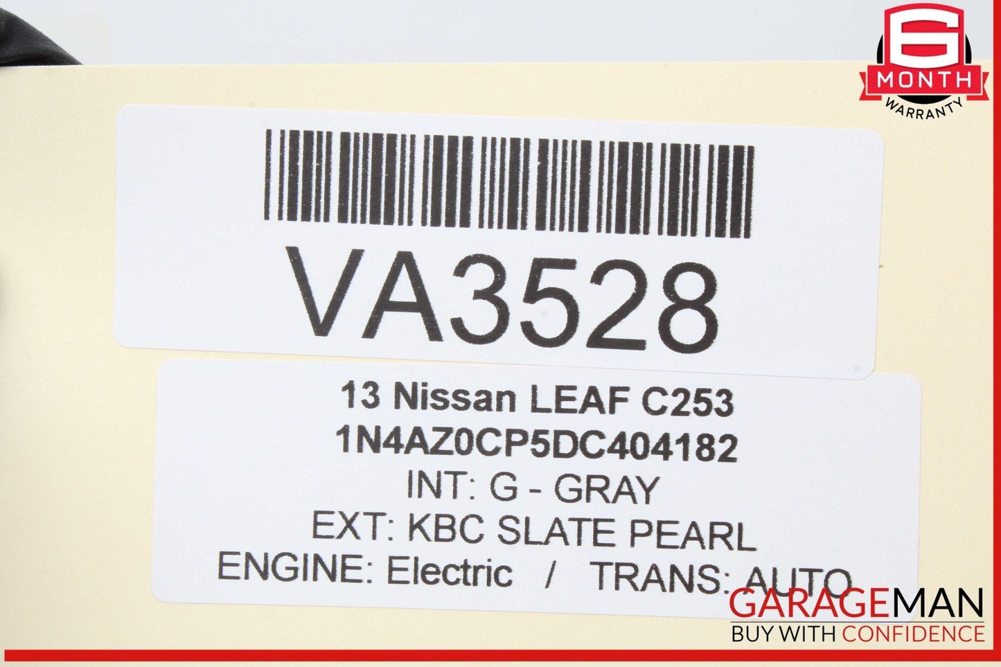 13-17 Nissan Leaf Center Console Armrest Arm Rest Cover 969203NF1B OEM