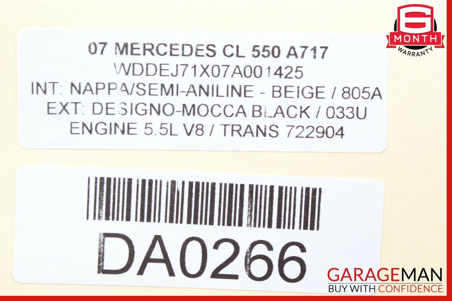 07-13 Mercedes W216 CL550 S550 S63 Power Steering Fluid Reservoir 2214660102 OEM