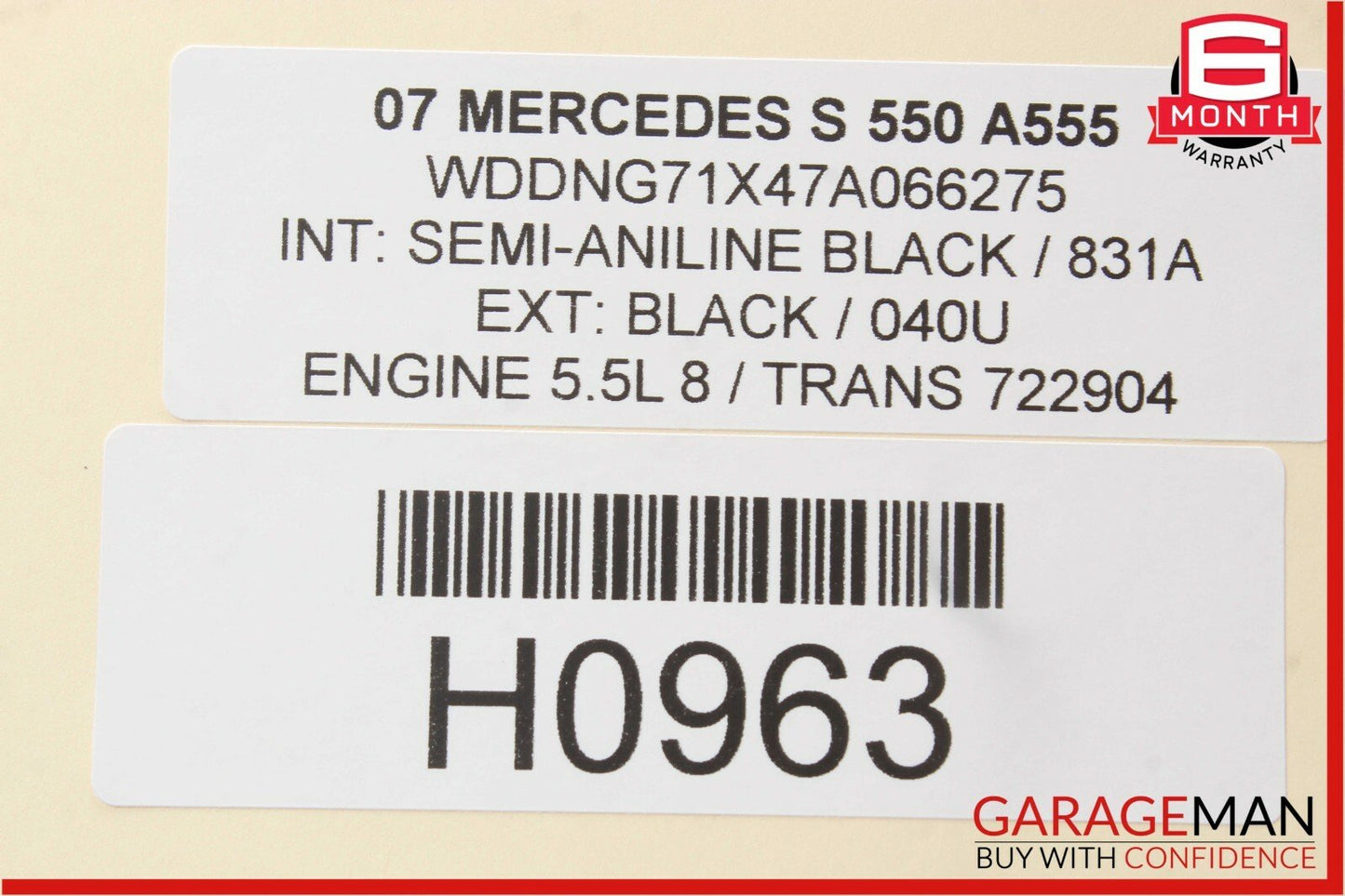 07-09 Mercedes W221 S450 S550 S63 AMG Rear Left / Right Door Controller Module