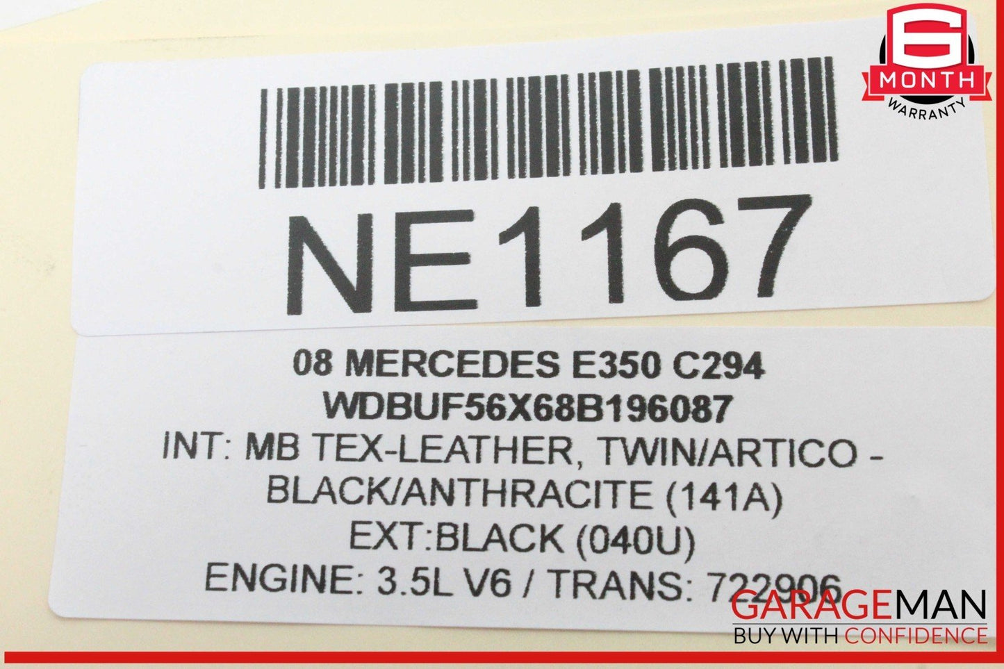 07-09 Mercedes W211 E350 CLS550 Front Right Side Seatbelt Seat Belt Retractor
