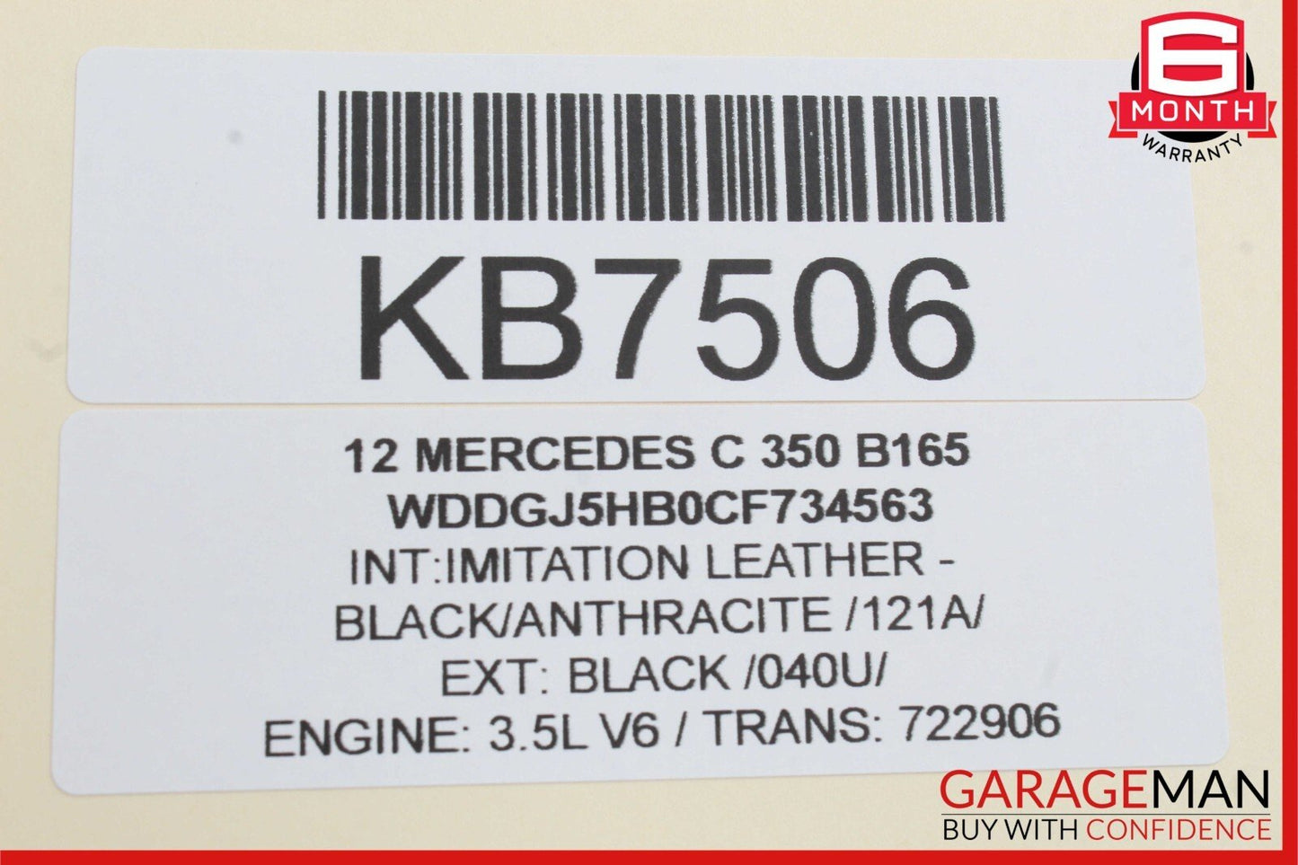 12-14 Mercedes W204 C300 C350 C63 AMG Rear SAM Fuse Box Relay Module Assembly