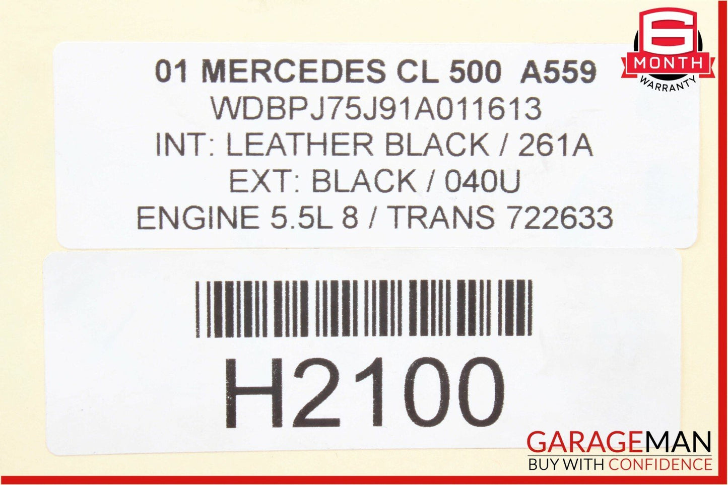 00-06 Mercedes W220 S500 CL500 Front Left Driver Side Lower Control Arm OEM