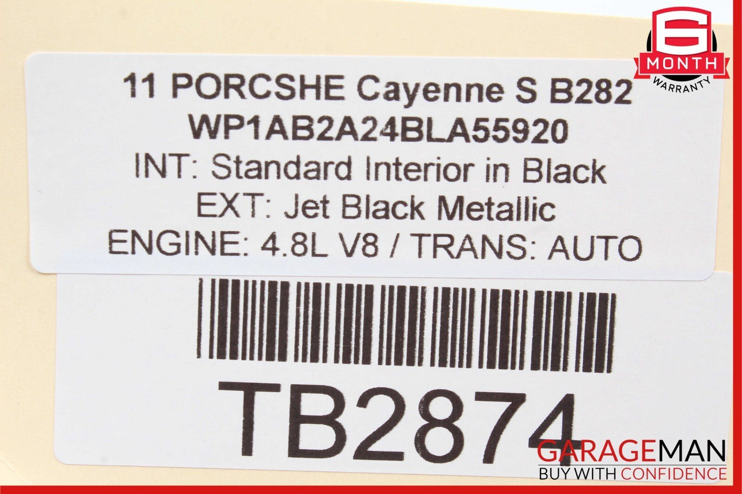 11-17 Porsche Cayenne 958 Dashboard Dash Speedometer Cover Panel Trim Black OEM