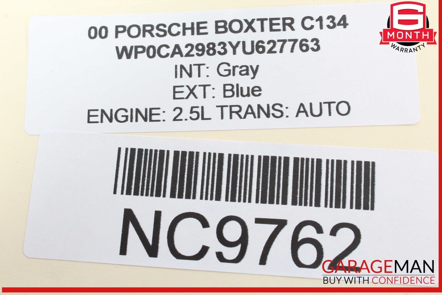 97-04 Porsche Boxster 986 Carrera 911 996 Front Right Exterior Door Handle Blue