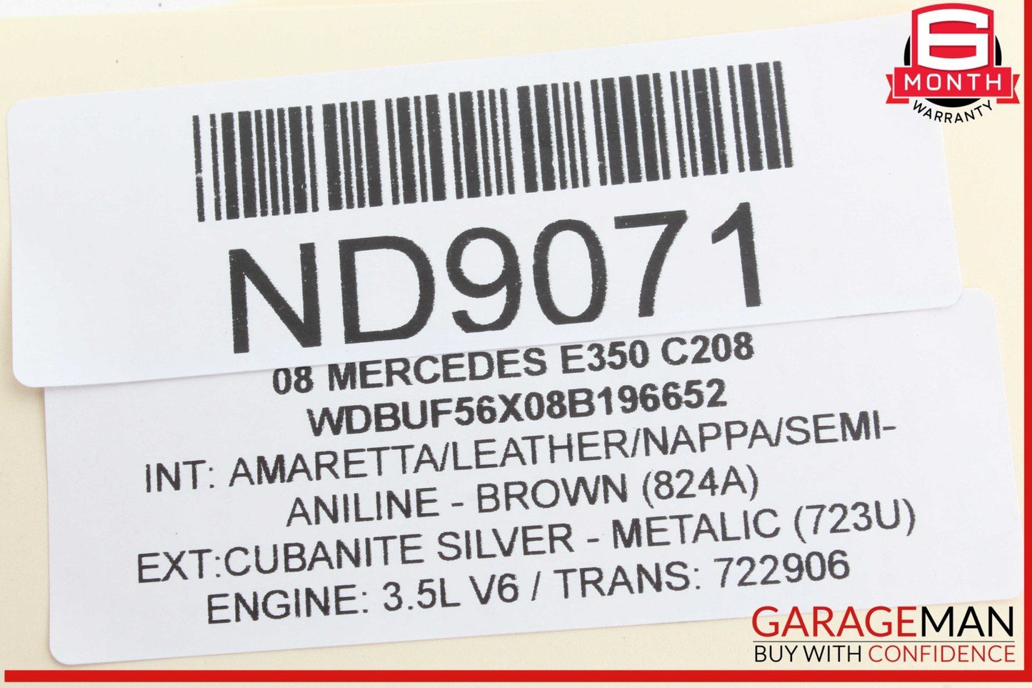 03-12 Mercedes W211 E350 R500 ML500 Front Left Side Seat Control Module OEM