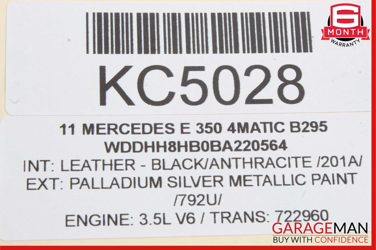 10-13 Mercedes W212 E350 E550 Sedan Rear Right LED Tail Light Lamp Taillight OEM