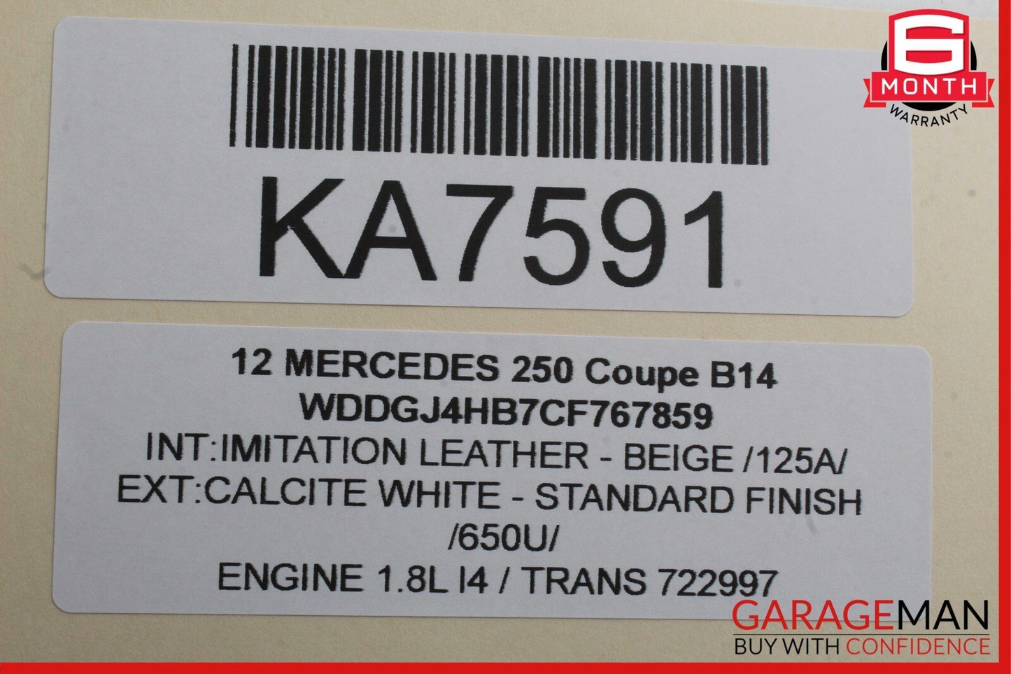 10-16 Mercedes C250 C300 SLK350 E350 Front Multipurpose Windshield Camera