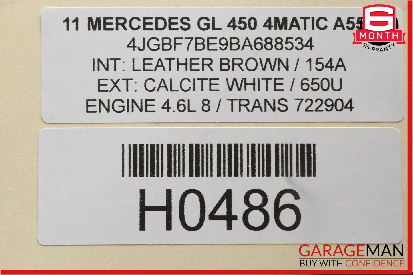 06-12 Mercedes GL450 ML500 Front Right Side Seat Control Switch Trim Bezel Cover