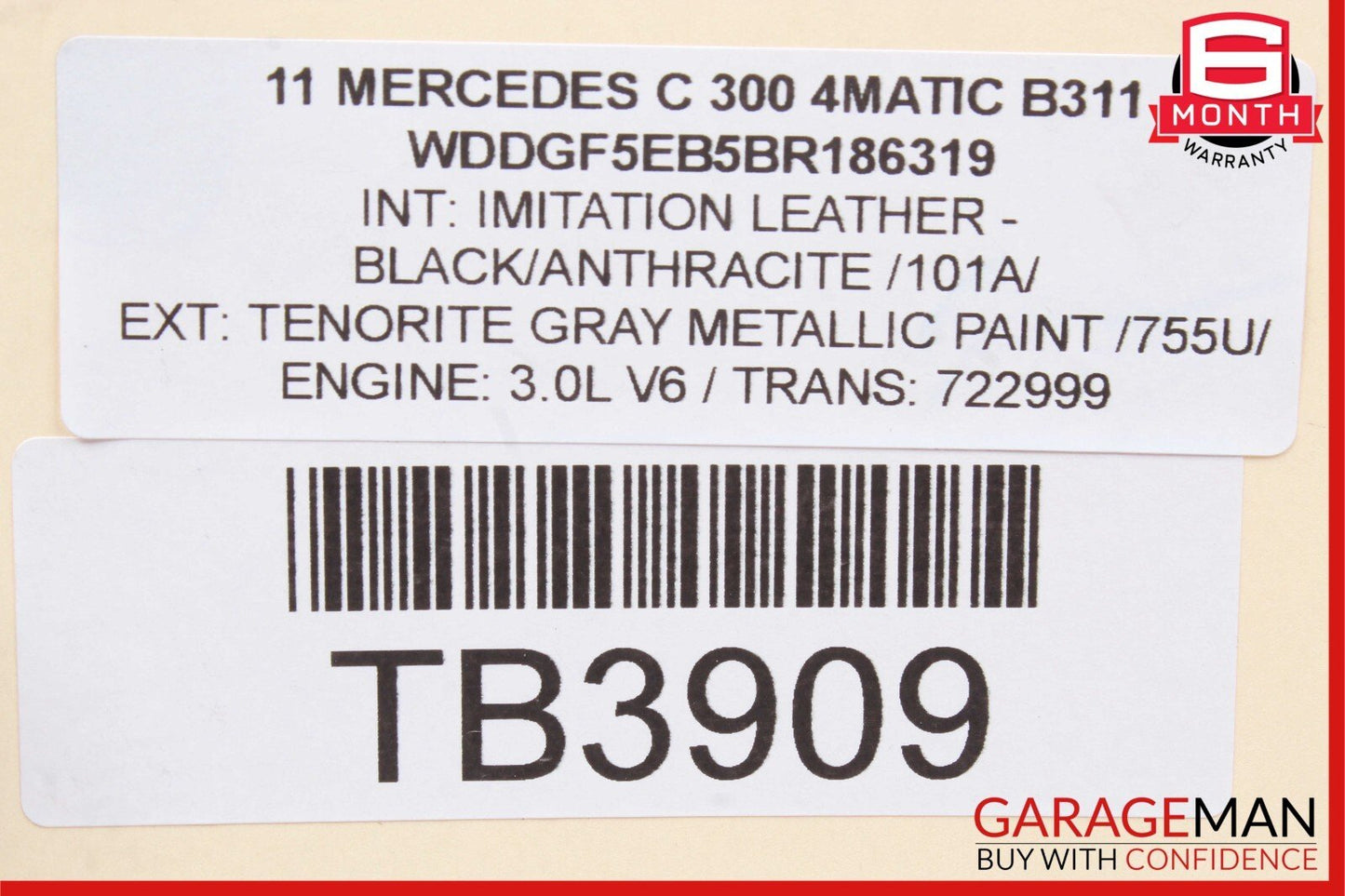 08-14 Mercedes W204 C300 C250 Front Right Side Curved Wishbone Control Arm OEM