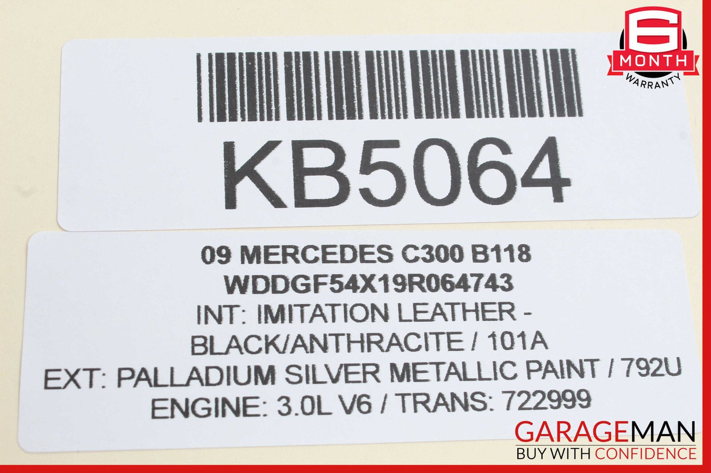 Mercedes W204 C300 CLS550 E400 E550 Steering Gear Coupling OEM