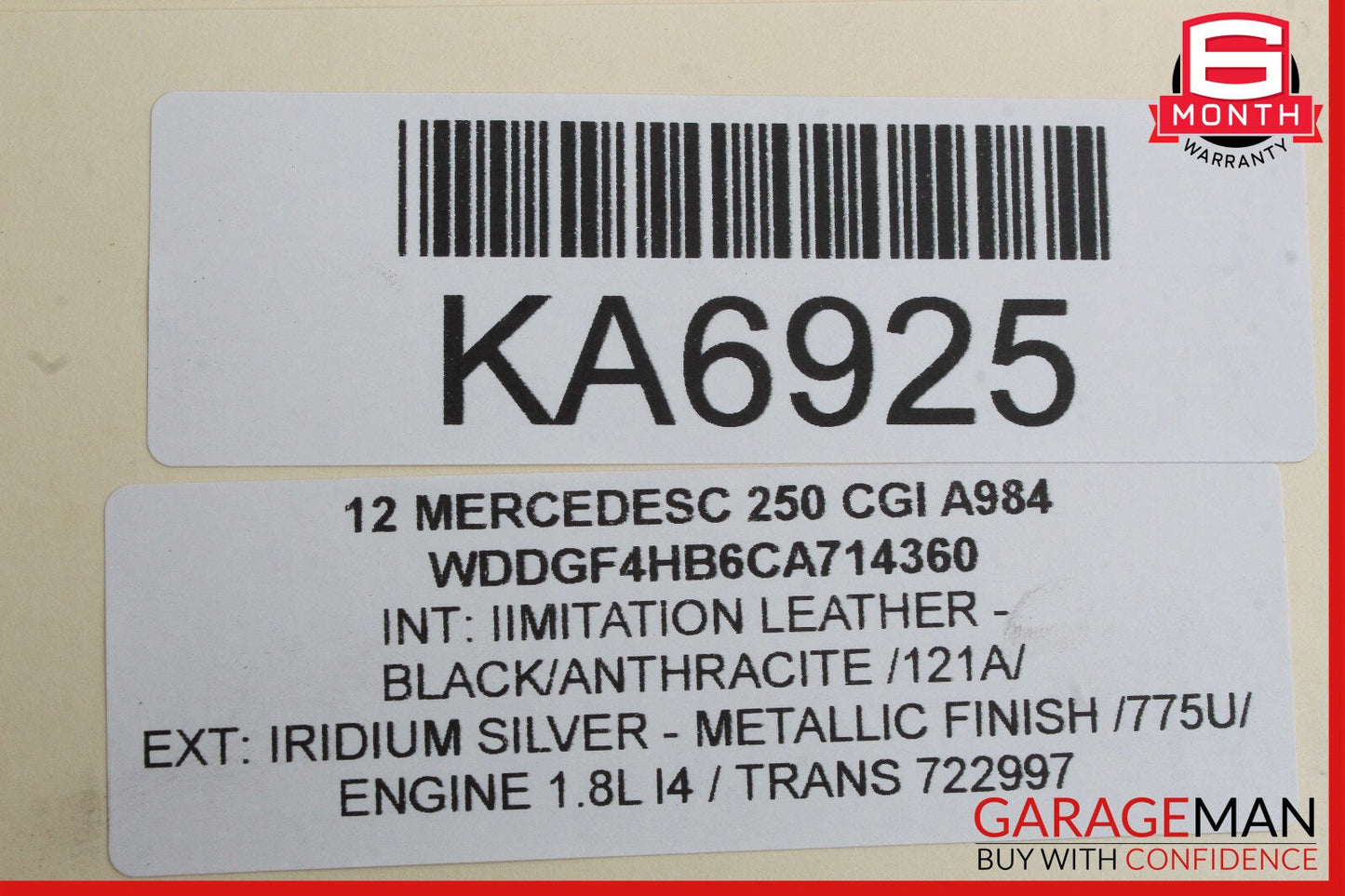 08-14 Mercedes W204 C250 C350 Rear Suspension Shock Absorber Coil Spring Set