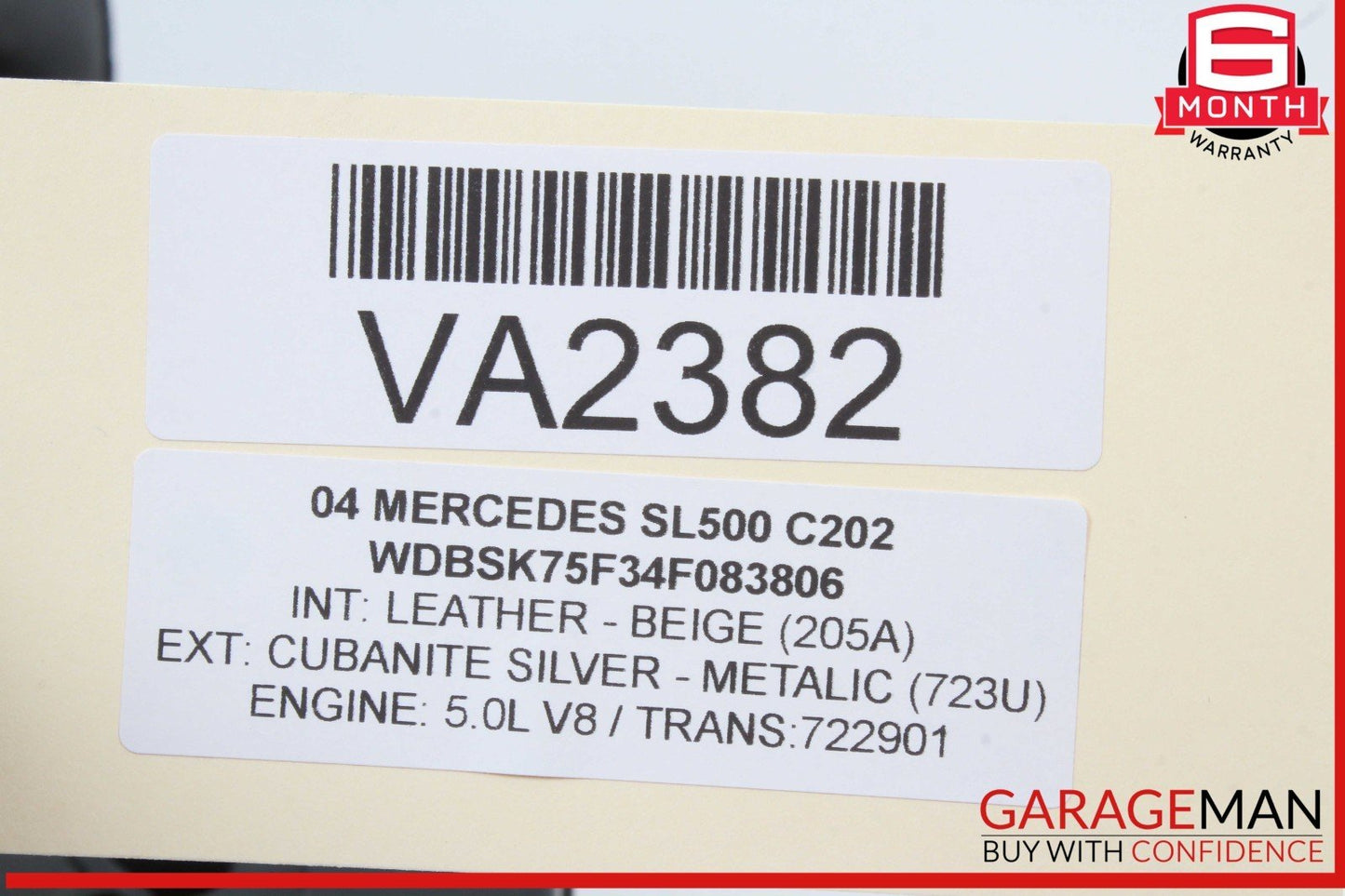 03-08 Mercedes R230 SL500 SL55 AMG Bose Subwoofer Audio Sound Speaker OEM