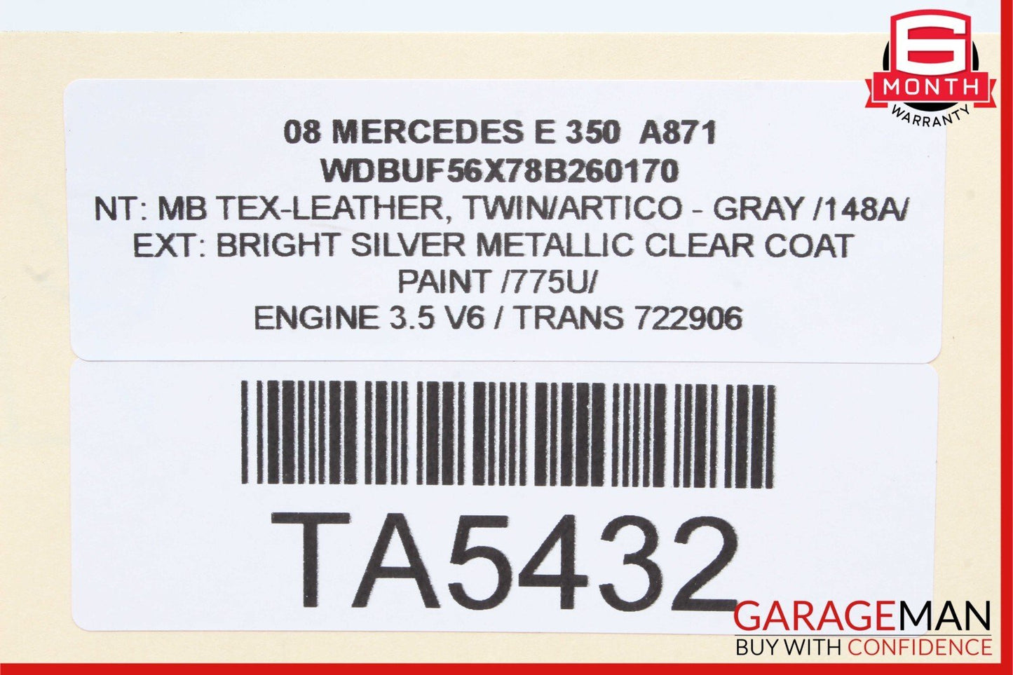 03-09 Mercedes W211 E350 E320 Front Right & Left Door Corner Speaker Set Gray
