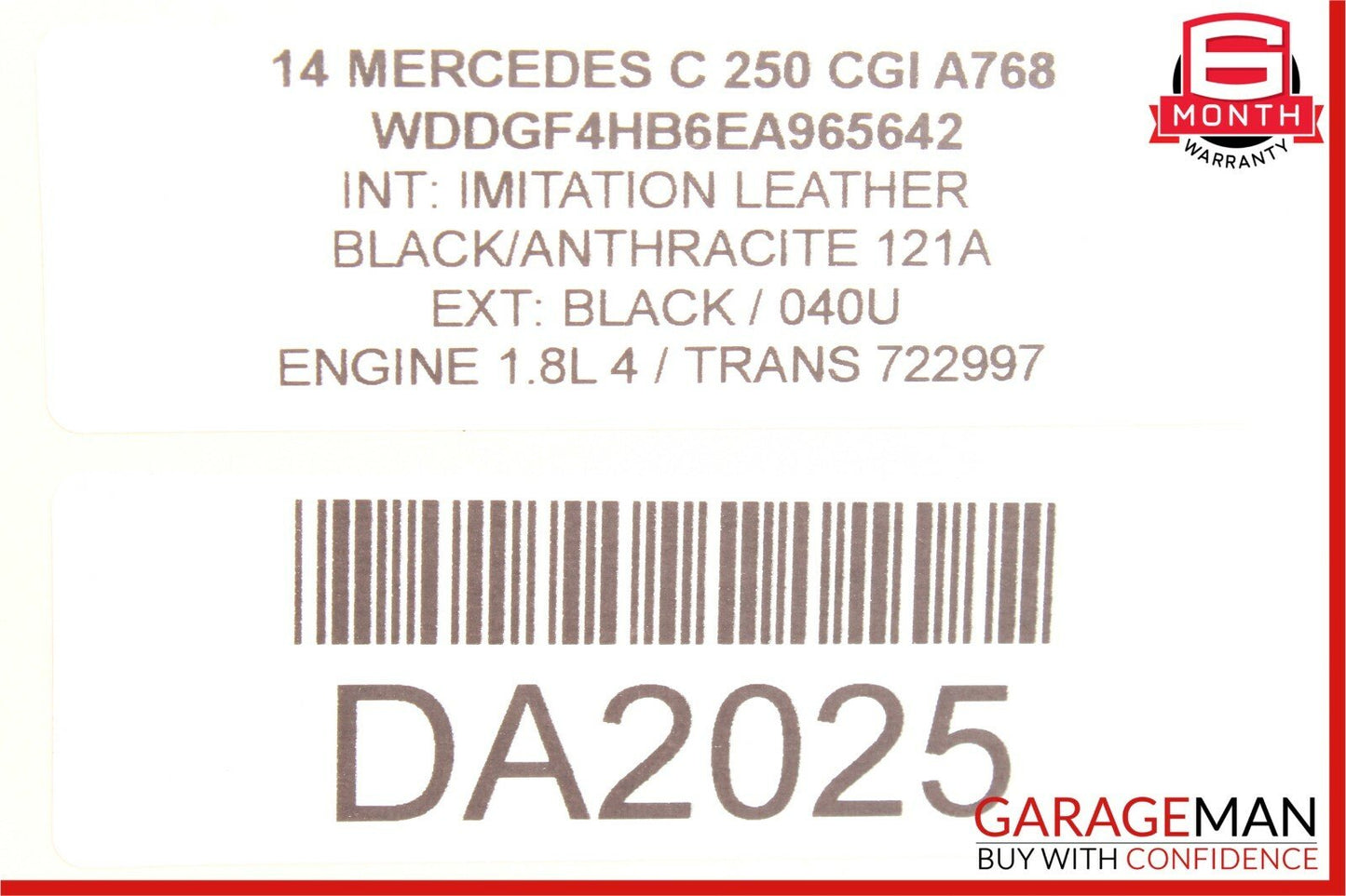 08-14 Mercedes W204 C250 C350 Front Right Door Control Module 2129006418 OEM