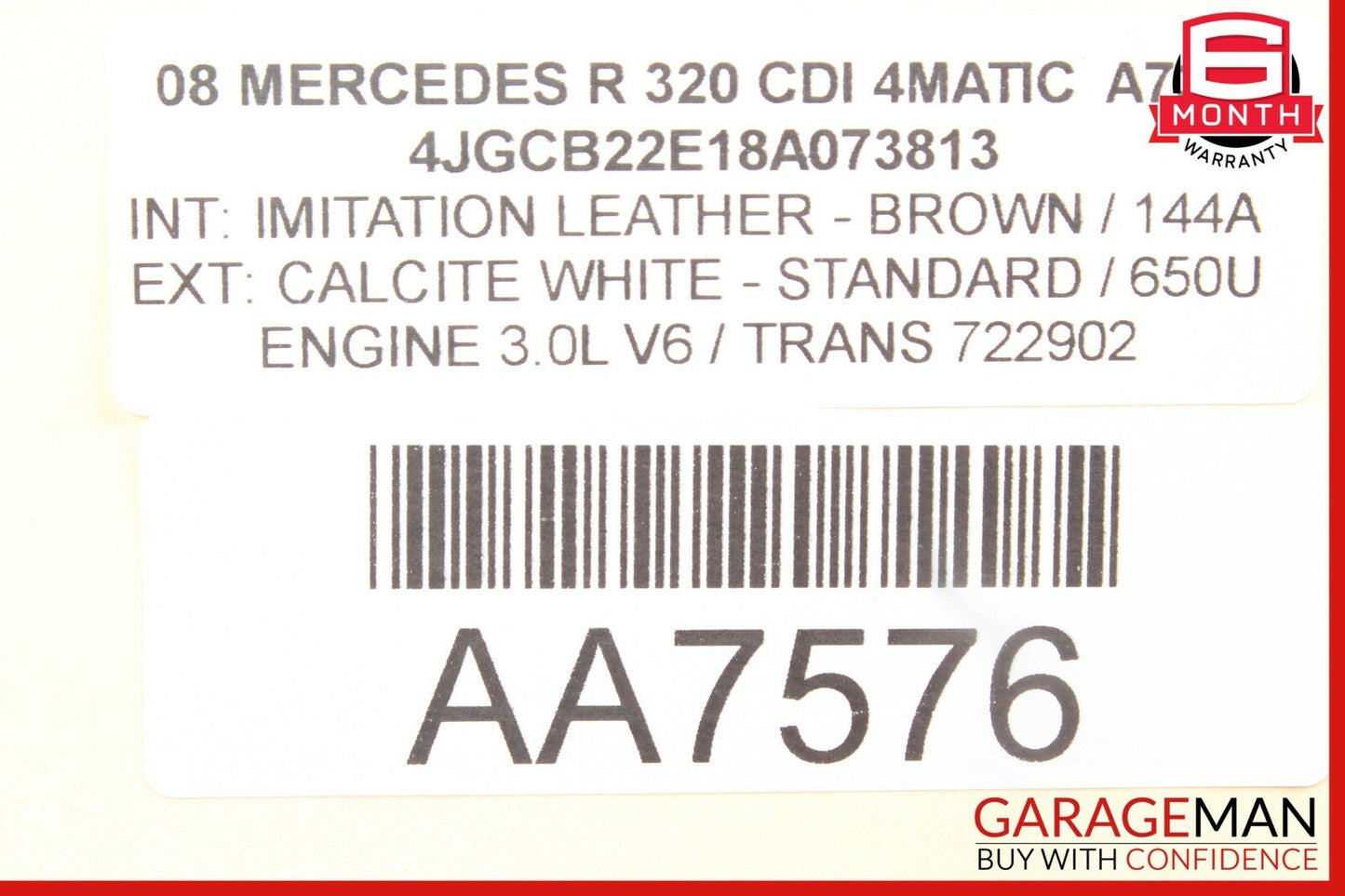 06-12 Mercedes W251 R320 GL320 GL450 ML550 Ipod Interface Control Module OEM
