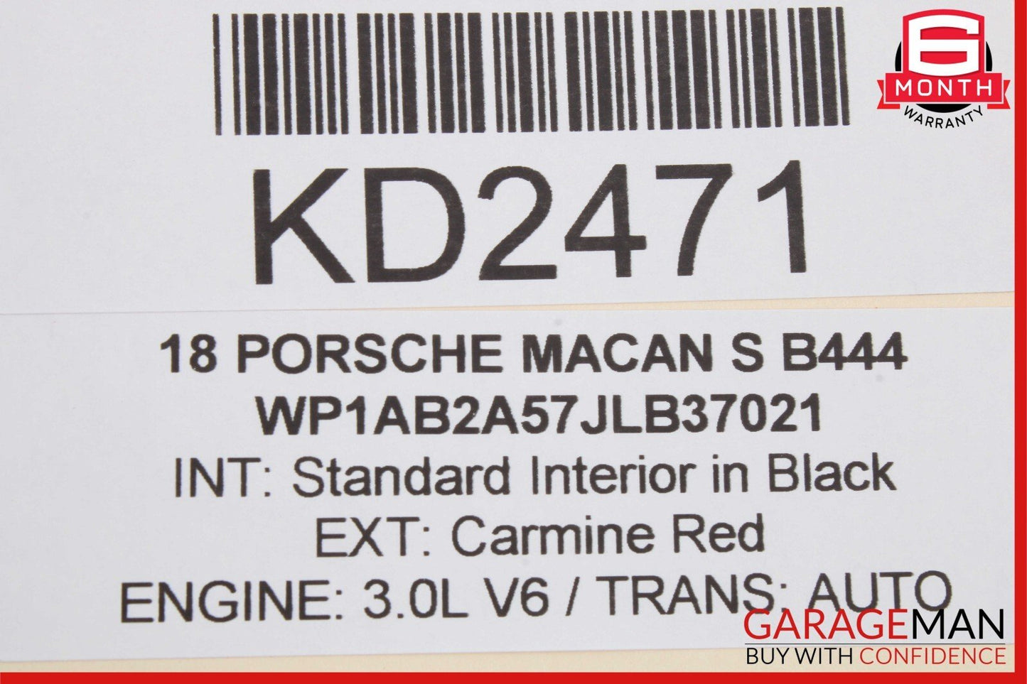 15-18 Porsche Macan 95B Auto Tranny Floor Gear Shifter Selector Box Lever Rod