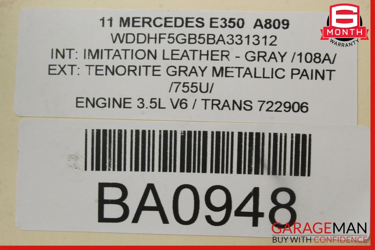Mercedes W212 E350 C350 CLS550 SLC300 Steering Gear Coupling 2044620278 RWD OEM