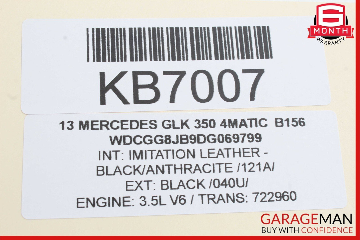 08-15 Mercedes X204 GLK350 C300 Front Right / Rear Exterior Door Handle OEM