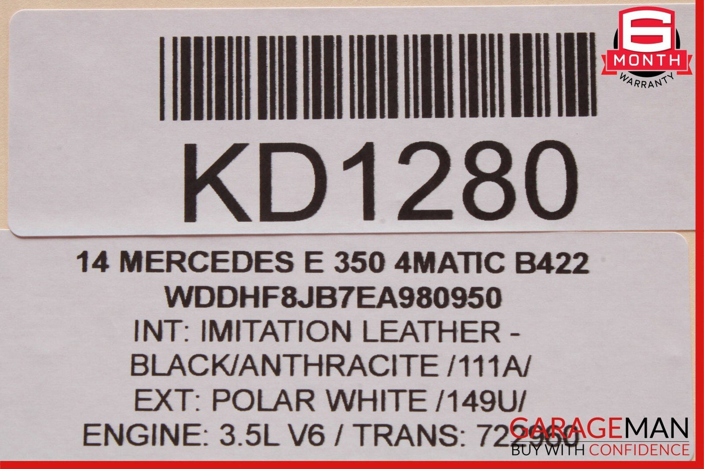 10-16 Mercedes W212 E350 4Matic Electric Power Steering Rack Gear Cap OEM