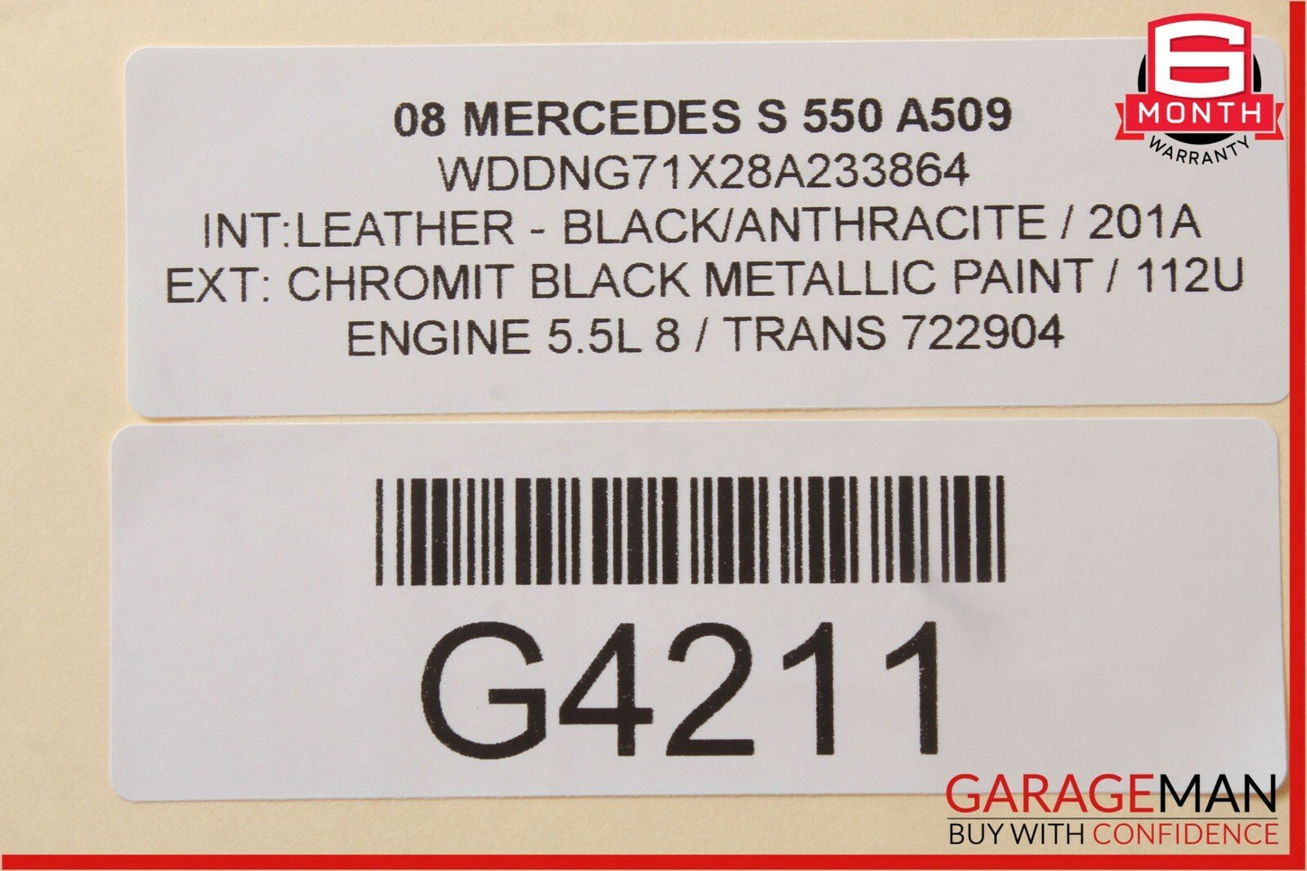 07-13 Mercedes W221 S550 Rear Center Console A/C AC Air Vent Panel Trim Wood OEM
