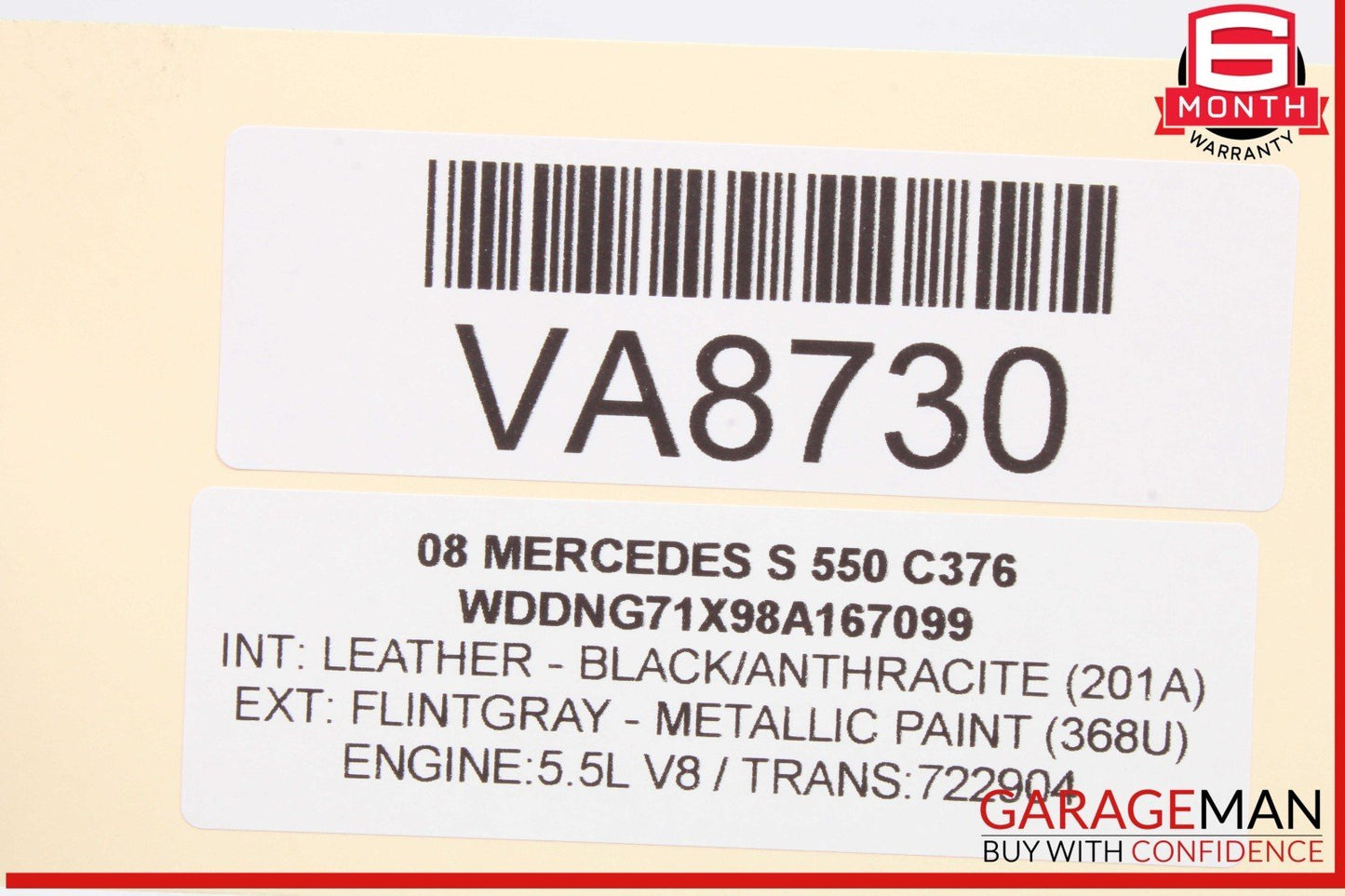 07-13 Mercedes W221 S550 S600 Trunk Lid Locking Hydraulic Pull Down Pump OEM