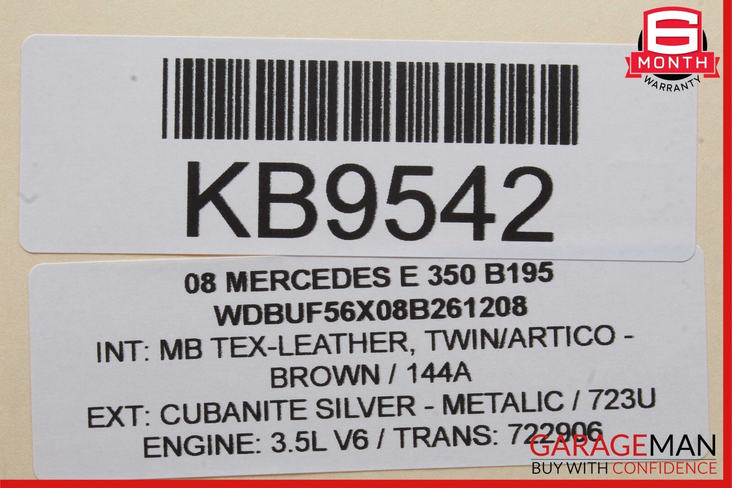 03-09 Mercedes W211 E350 E550 Front Right Side Door Window Regulator Motor OEM