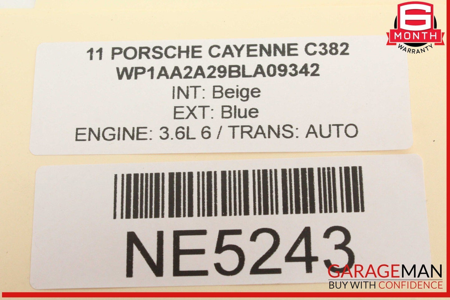 11-14 Porsche Cayenne 958 Steering Column Tilt Adjust Control Switch OEM