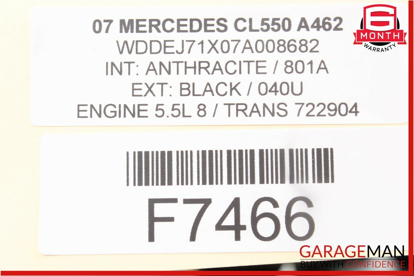 07-10 Mercedes W216 CL550 Front Right Under Seat Lower Storage Tray Compartment