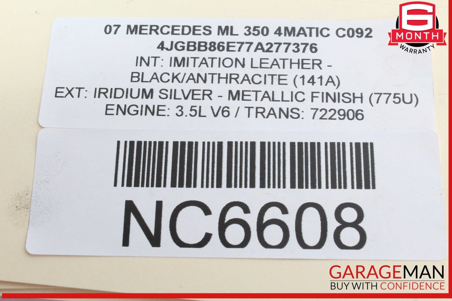 05-13 Mercedes W164 ML350 4MATIC Front Left Side Engine Timing Chain Cover Plate
