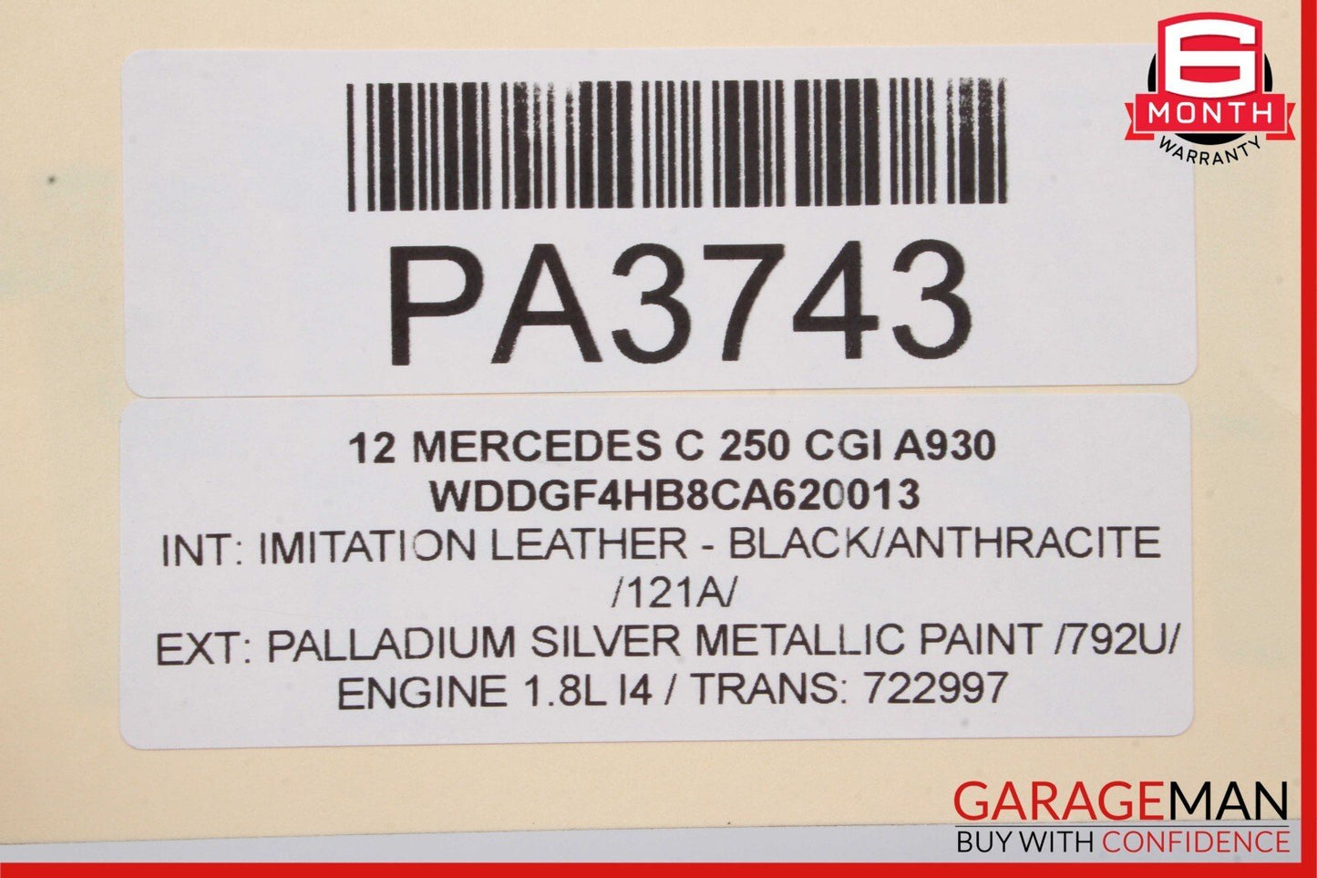12-16 Mercedes W204 C250 E250 SLK250 SLK350 Engine Motor Cooling Radiator OEM