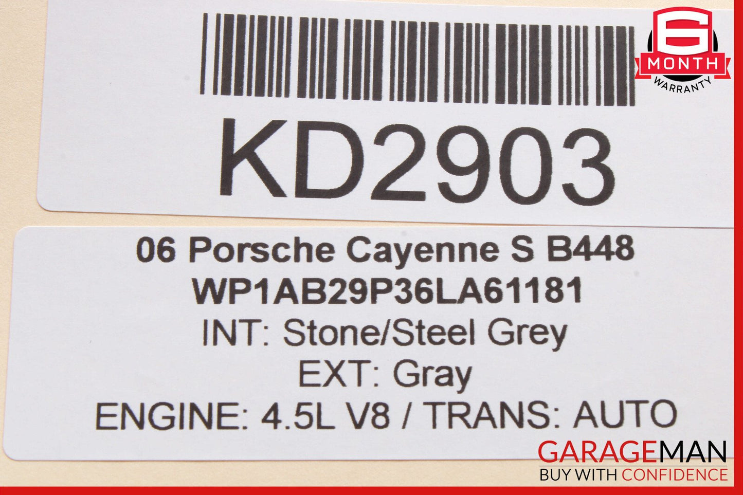 03-10 Porsche Cayenne 955 957 Rear Right / Left Upper Rearward Control Arm OEM