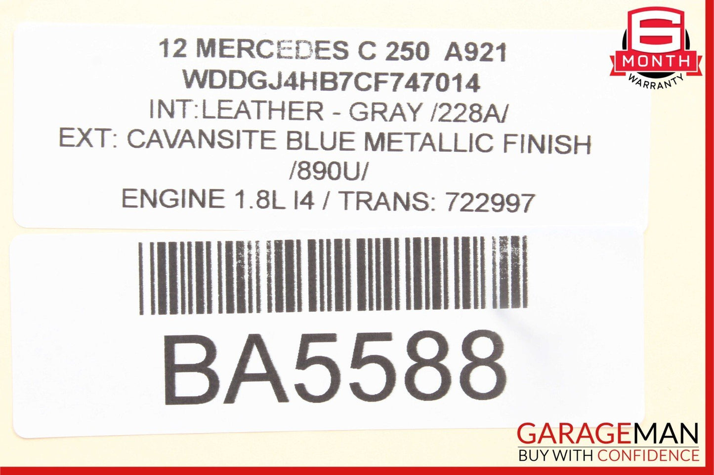 08-14 Mercedes W204 C250 C300 C350 RWD Floor Gear Shifter Shift Selector Box OEM