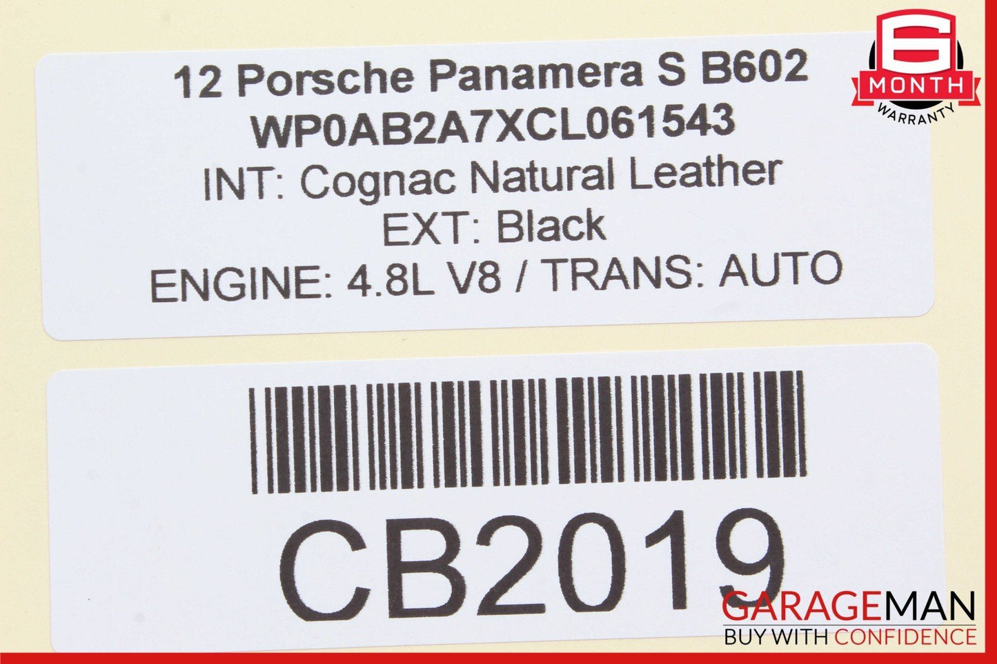 10-16 Porsche Panamera 970 Rear Center Console Cupholder Compartment Assy Wood