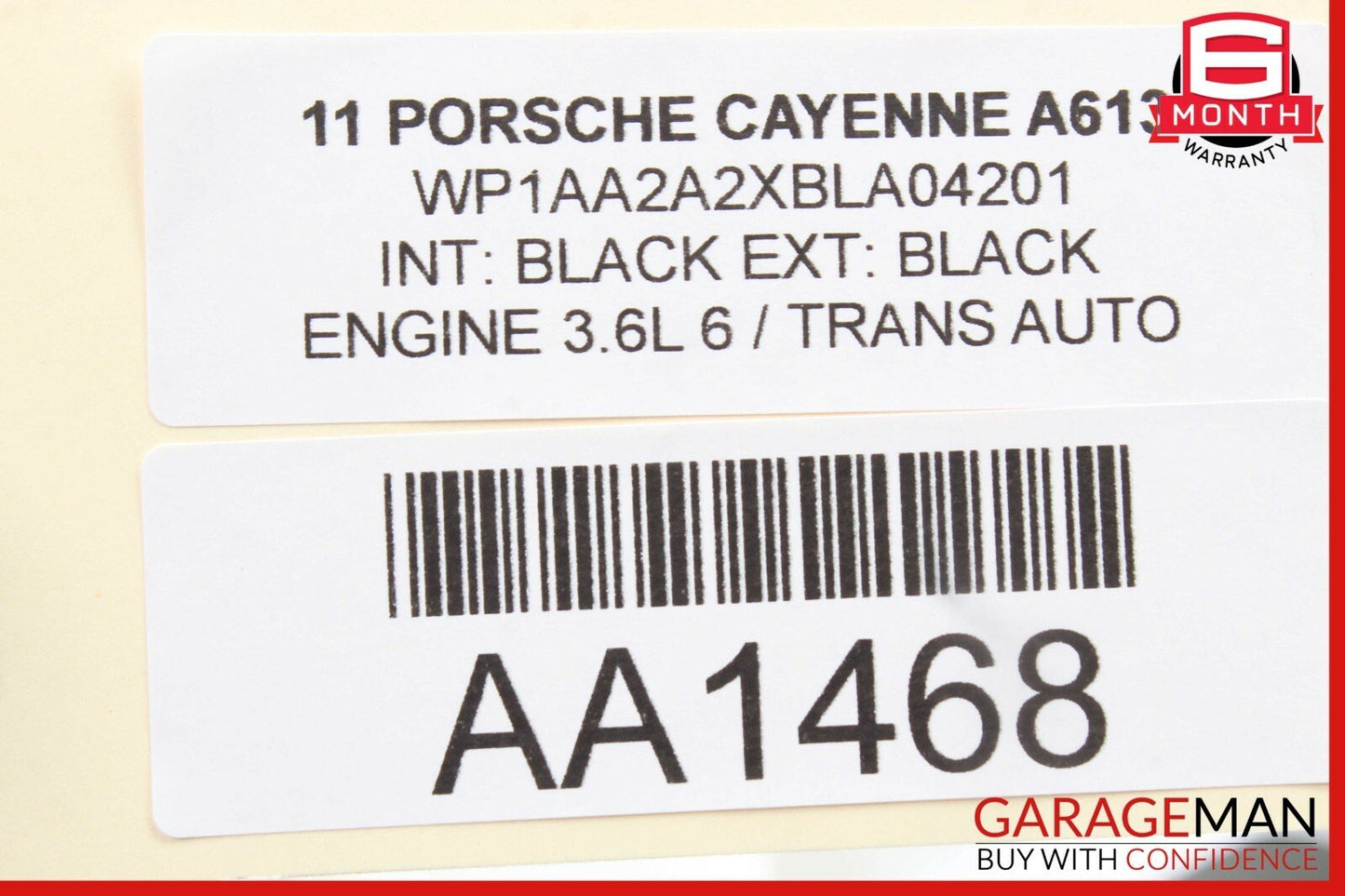 11-17 Porsche Cayenne 958 Panamera 970 3.6L Engine Throttle Valve Body OEM