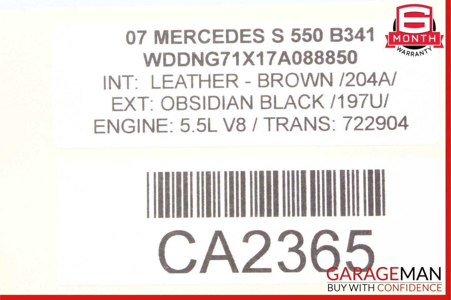 07-13 Mercedes W221 S550 S400 Front Left Exterior Door Handle Keyless Go OEM