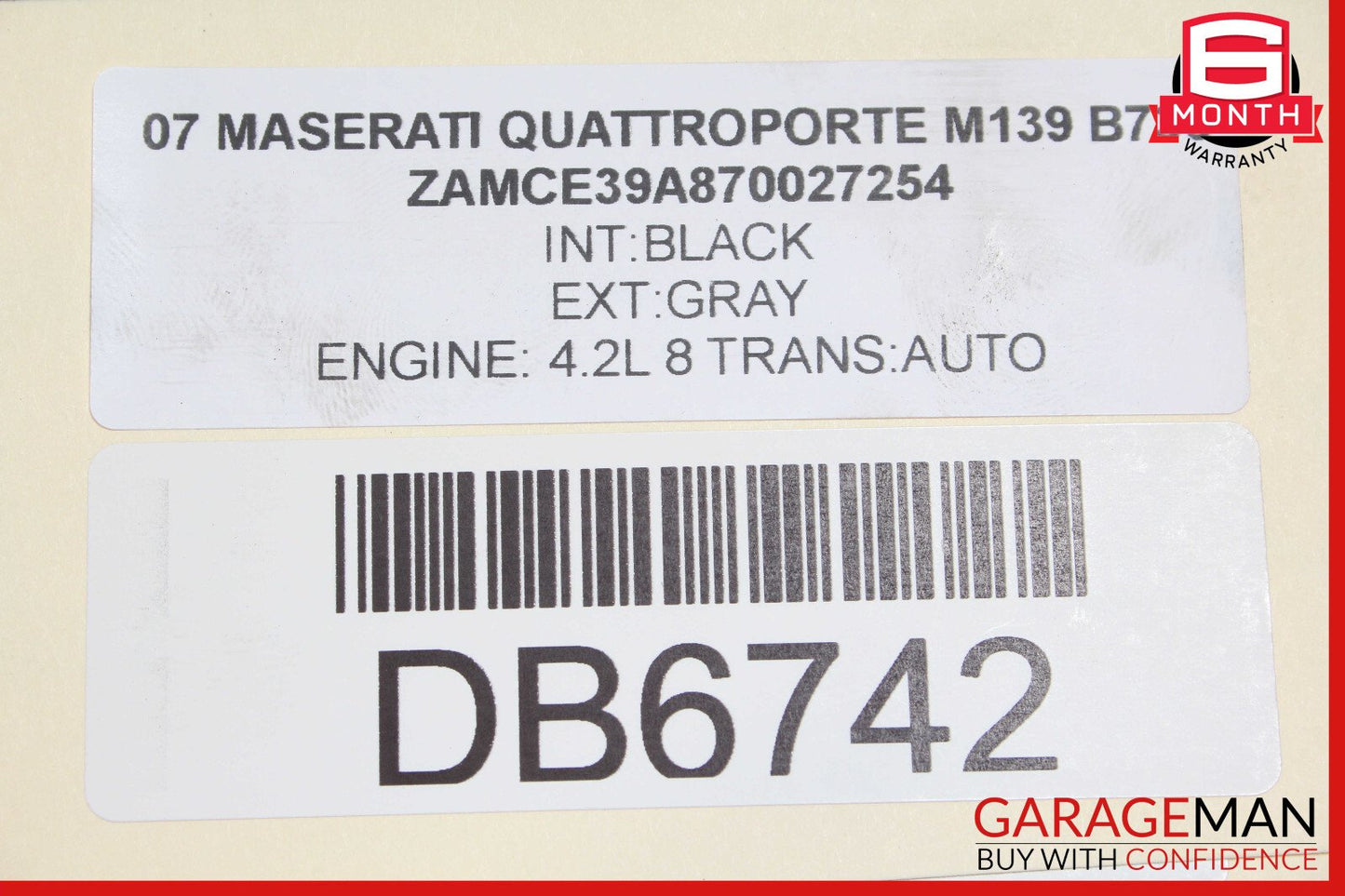 05-07 Maserati Quattroporte M139 F1 Rear Subframe Sub Frame Crossmember OEM