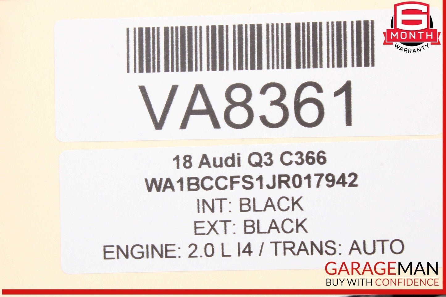 15-18 Audi Q3 Dashboard Front Right Passenger Side AC A/C Air Vent Grill OEM