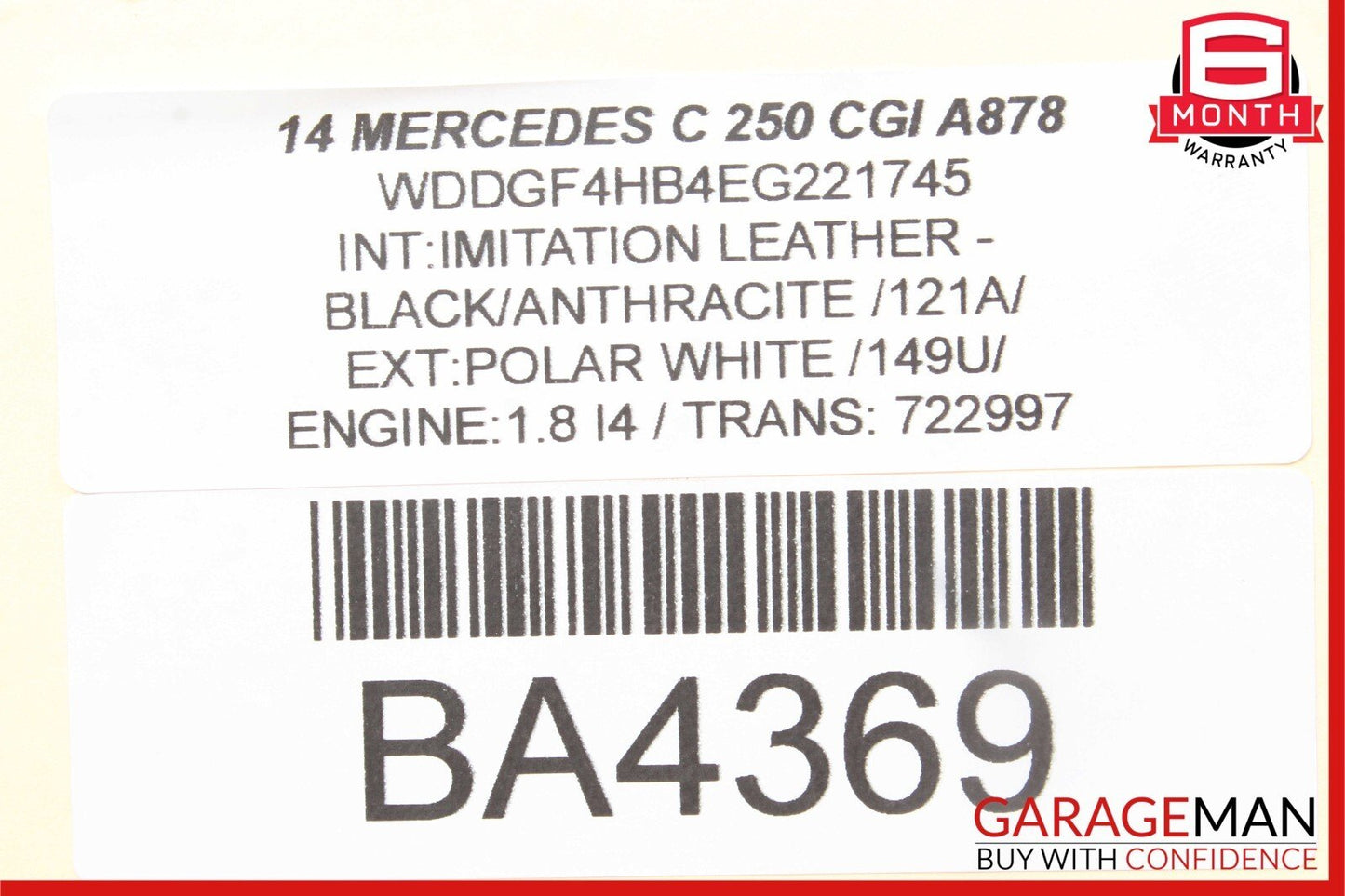 08-18 Mercedes CLS400 CLS550 C250 Rear Left Side Door Control Module Unit