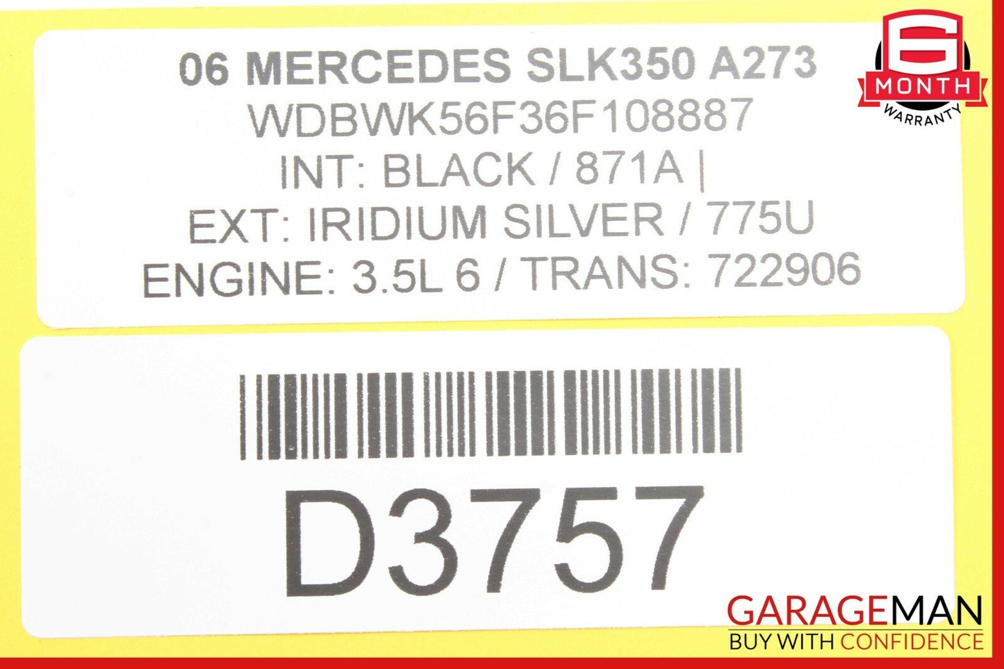 Mercedes R171 SLK350 E350 GL450 Front Right Side Under Seat Control Module OEM