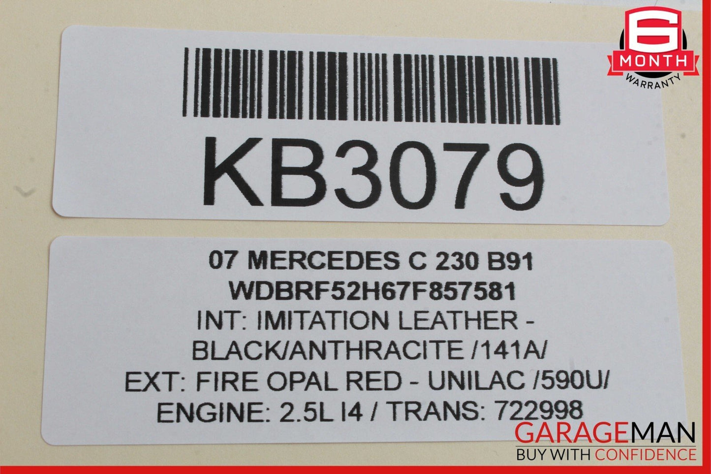 05-07 Mercedes W203 C230 C320 Dashboard Dash Control Switch Panel Bezel Trim OEM